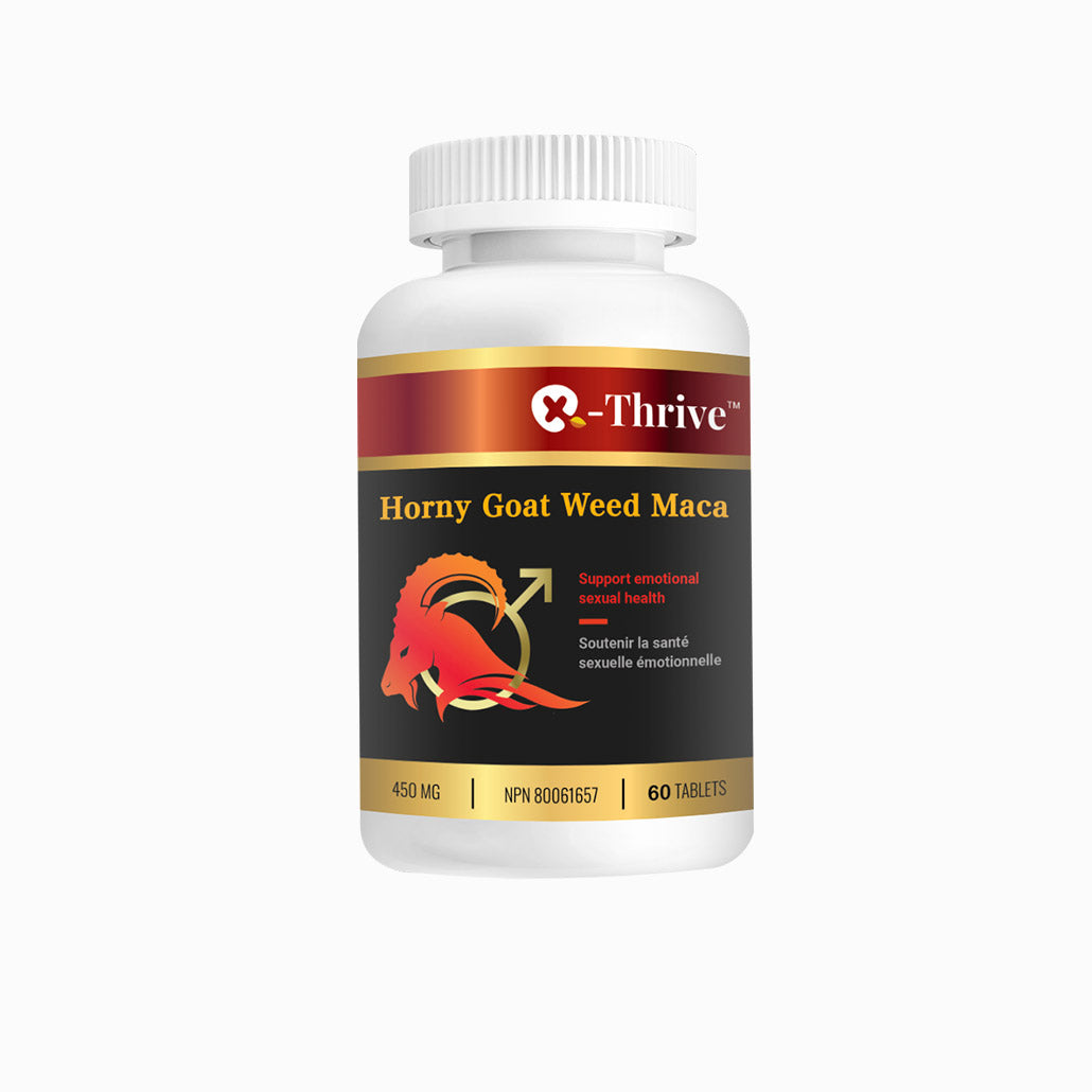 X-Thrive Horny Goat Weed Maca 450mg 60 tablets Health Supplement for Male Health, Sexual Health, Sexual Performance, Energy Levels, Prostate Health