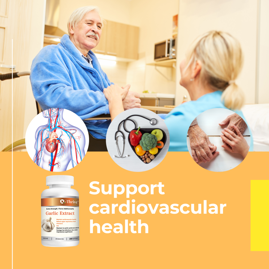 X-Thrive Garlic Extract 5000mg 200 tablets Supplement for Cardiovascular Health, Upper Respiratory Tract Infections, Blood Lipid Levels